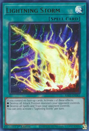 Image of Lightning Storm [RA01-EN061] Ultra Rare