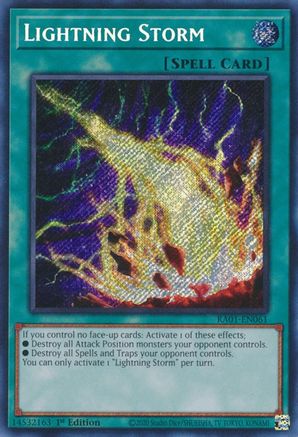 Image of Lightning Storm [RA01-EN061] Secret Rare