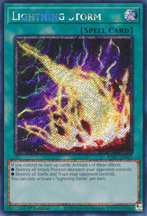Image of Lightning Storm [RA01-EN061] Platinum Secret Rare