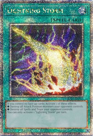 Image of Lightning Storm [RA01-EN061] Quarter Century Secret Rare