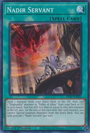 Image of Nadir Servant [RA01-EN062] Super Rare