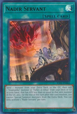 Image of Nadir Servant [RA01-EN062] Ultra Rare