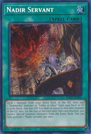 Image of Nadir Servant [RA01-EN062] Secret Rare
