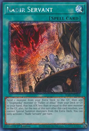Image of Nadir Servant [RA01-EN062] Platinum Secret Rare