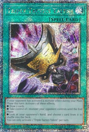 Image of Triple Tactics Talent [RA01-EN063] Quarter Century Secret Rare