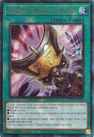 Image of Triple Tactics Talent [RA01-EN063] Prismatic Ultimate Rare