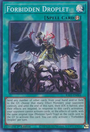 Image of Forbidden Droplet [RA01-EN064] Super Rare