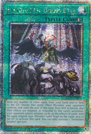 Image of Forbidden Droplet [RA01-EN064] Quarter Century Secret Rare