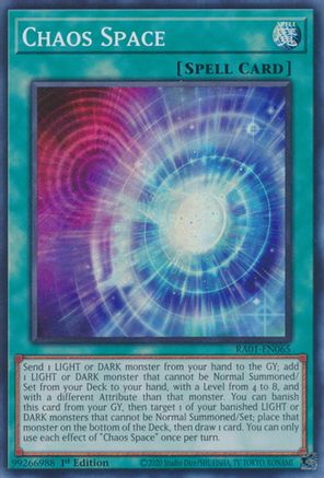 Image of Chaos Space [RA01-EN065] Super Rare