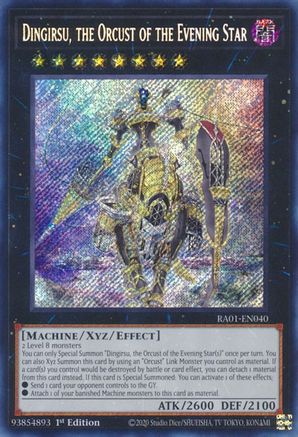 Image of Dingirsu, the Orcust of the Evening Star [RA01-EN040] Secret Rare