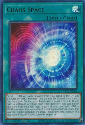 Image of Chaos Space [RA01-EN065] Ultra Rare