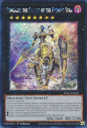 Image of Dingirsu, the Orcust of the Evening Star [RA01-EN040] Platinum Secret Rare