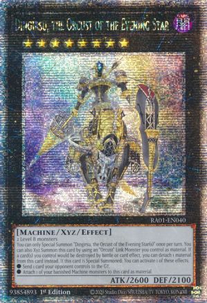 Image of Dingirsu, the Orcust of the Evening Star [RA01-EN040] Quarter Century Secret Rare