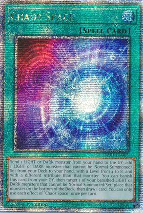 Image of Chaos Space [RA01-EN065] Quarter Century Secret Rare