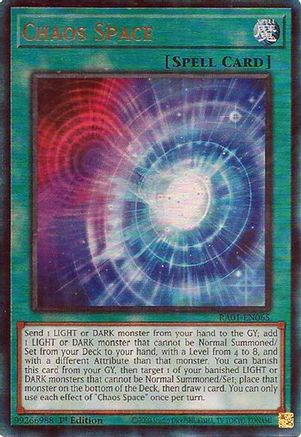 Image of Chaos Space [RA01-EN065] Prismatic Ultimate Rare