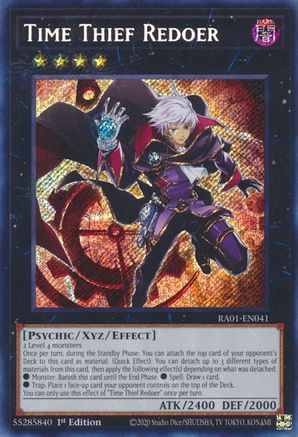 Image of Time Thief Redoer [RA01-EN041] Secret Rare