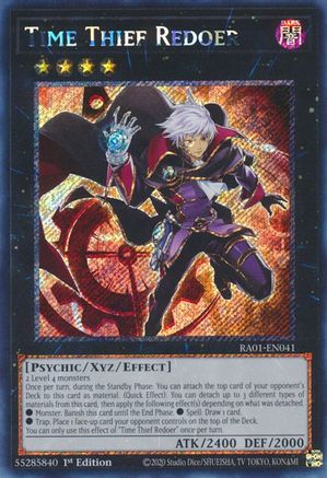 Image of Time Thief Redoer [RA01-EN041] Platinum Secret Rare