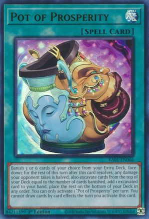 Image of Pot of Prosperity [RA01-EN066] Ultra Rare