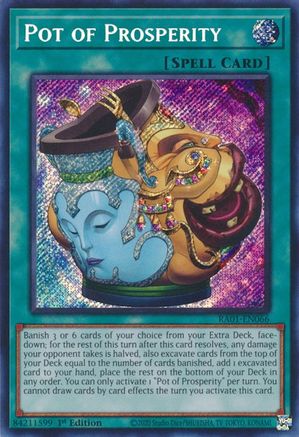 Image of Pot of Prosperity [RA01-EN066] Secret Rare