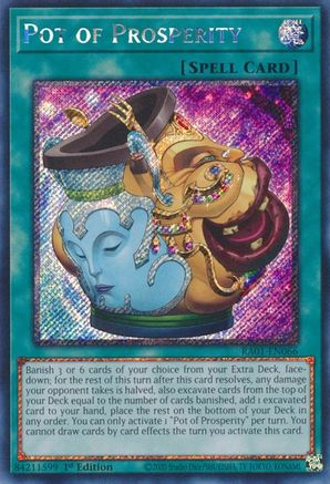 Image of Pot of Prosperity [RA01-EN066] Platinum Secret Rare
