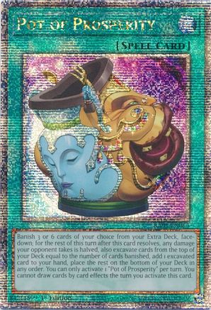 Image of Pot of Prosperity [RA01-EN066] Quarter Century Secret Rare