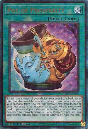 Image of Pot of Prosperity [RA01-EN066] Prismatic Ultimate Rare