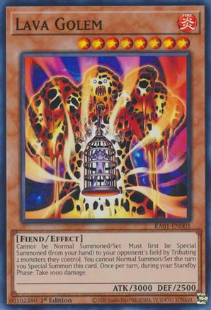 Image of Lava Golem [RA01-EN001] Super Rare