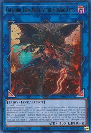 Image of Cherubini, Ebon Angel of the Burning Abyss [RA01-EN042] Ultra Rare