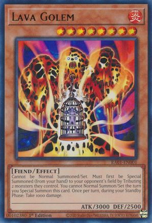 Image of Lava Golem [RA01-EN001] Ultra Rare