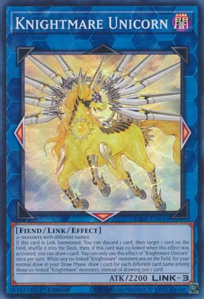 Image of Knightmare Unicorn [RA01-EN043] Super Rare