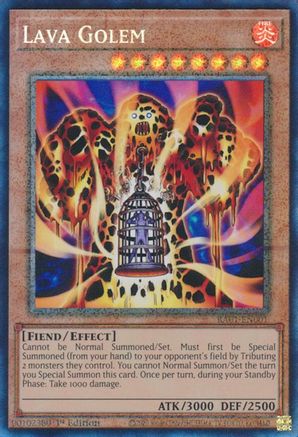 Image of Lava Golem [RA01-EN001] Prismatic Collector's Rare