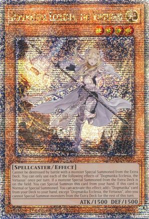 Image of Dogmatika Ecclesia, the Virtuous [RA01-EN020] Quarter Century Secret Rare