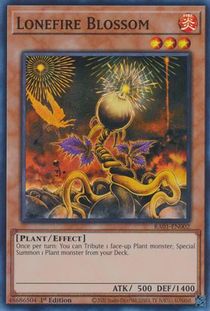 Image of Lonefire Blossom [RA01-EN002] Super Rare
