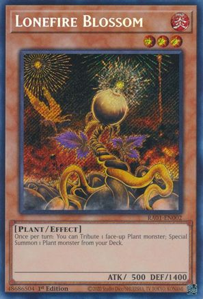 Image of Lonefire Blossom [RA01-EN002] Secret Rare