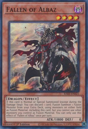 Image of Fallen of Albaz [RA01-EN021] Super Rare