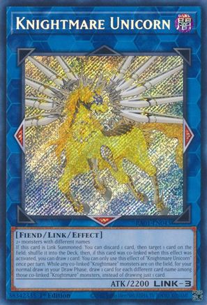 Image of Knightmare Unicorn [RA01-EN043] Secret Rare