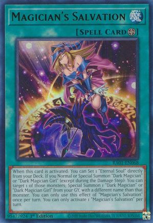 Image of Magician's Salvation [RA01-EN068] Ultra Rare