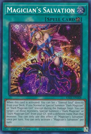 Image of Magician's Salvation [RA01-EN068] Secret Rare