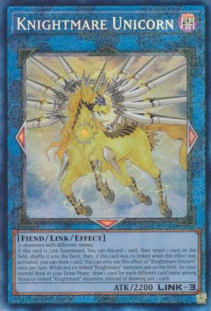 Image of Knightmare Unicorn [RA01-EN043] Prismatic Collector's Rare