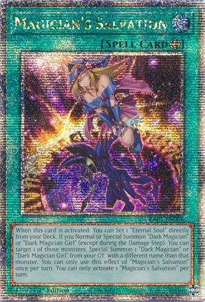 Image of Magician's Salvation [RA01-EN068] Quarter Century Secret Rare
