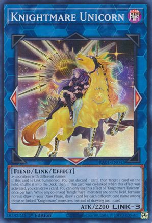 Image of Knightmare Unicorn (Alternate Art) [RA01-EN043] Super Rare