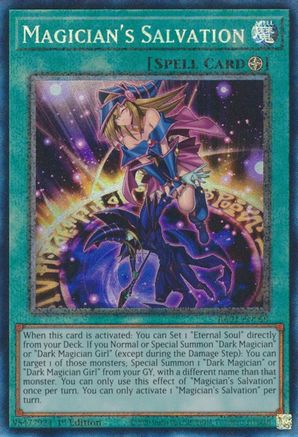 Image of Magician's Salvation [RA01-EN068] Prismatic Collector's Rare