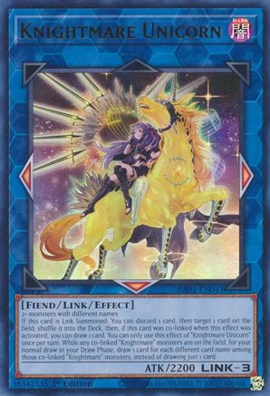 Image of Knightmare Unicorn (Alternate Art) [RA01-EN043] Ultra Rare