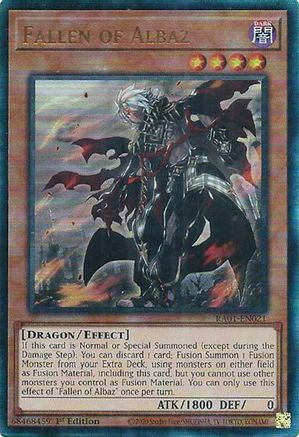 Image of Fallen of Albaz [RA01-EN021] Prismatic Ultimate Rare