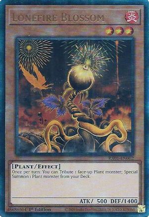 Image of Lonefire Blossom [RA01-EN002] Prismatic Ultimate Rare