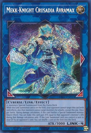 Image of Mekk-Knight Crusadia Avramax [RA01-EN044] Secret Rare