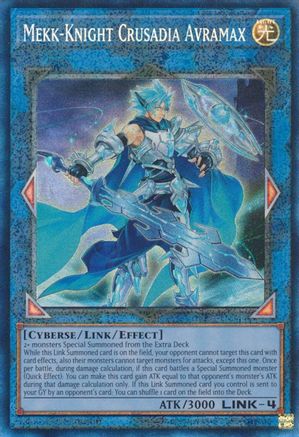 Image of Mekk-Knight Crusadia Avramax [RA01-EN044] Prismatic Collector's Rare