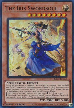 Image of The Iris Swordsoul [RA01-EN023] Super Rare