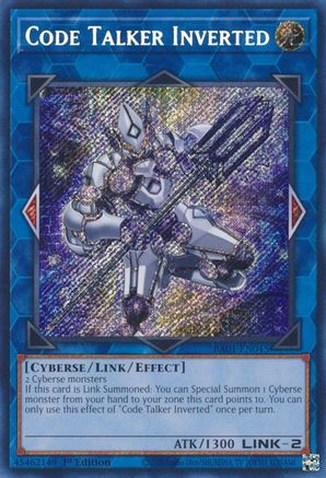 Image of Code Talker Inverted [RA01-EN045] Secret Rare