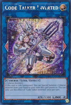 Image of Code Talker Inverted [RA01-EN045] Platinum Secret Rare